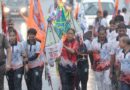 कंधे पर कांवड़ उठाए हरिद्वार से ऋषिकेश चलीं खेल मंत्री रेखा आर्य, 22 किमी की पैदल दूरी तय कर वीरभद्र मंदिर में करेंगी जलाभिषेक
