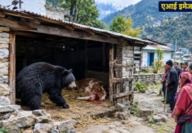 जोशीमठ के सिंहधार में भालू ने घर में घुसकर गाय को मारा, बचाने आए परिवार के चार लोगों को बुरी तरह किया जख्मी
